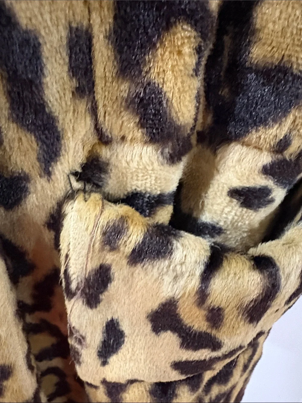 60s faux fur coat